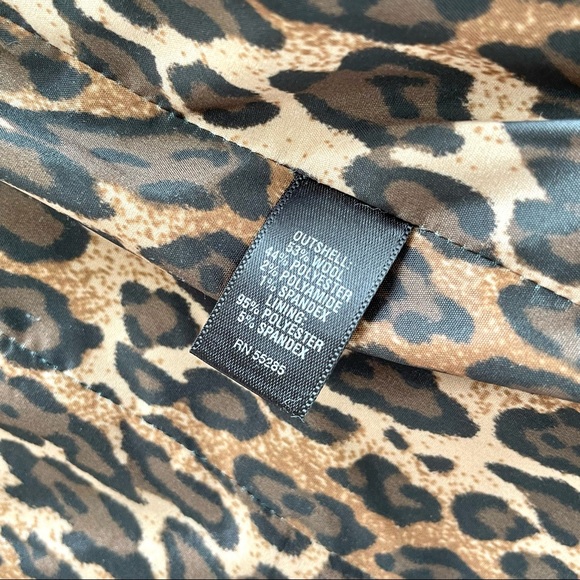 Express Design Studio Gray Wool Two Button Blazer Jacket - Picture 6 of 9